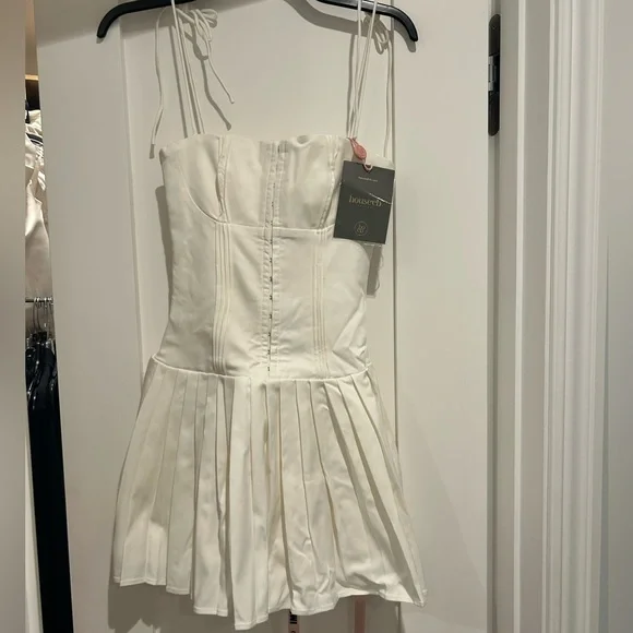 House of CB Dress [Marcy Pintuck Corset BodiceMinidress] - Picture 2 of 5